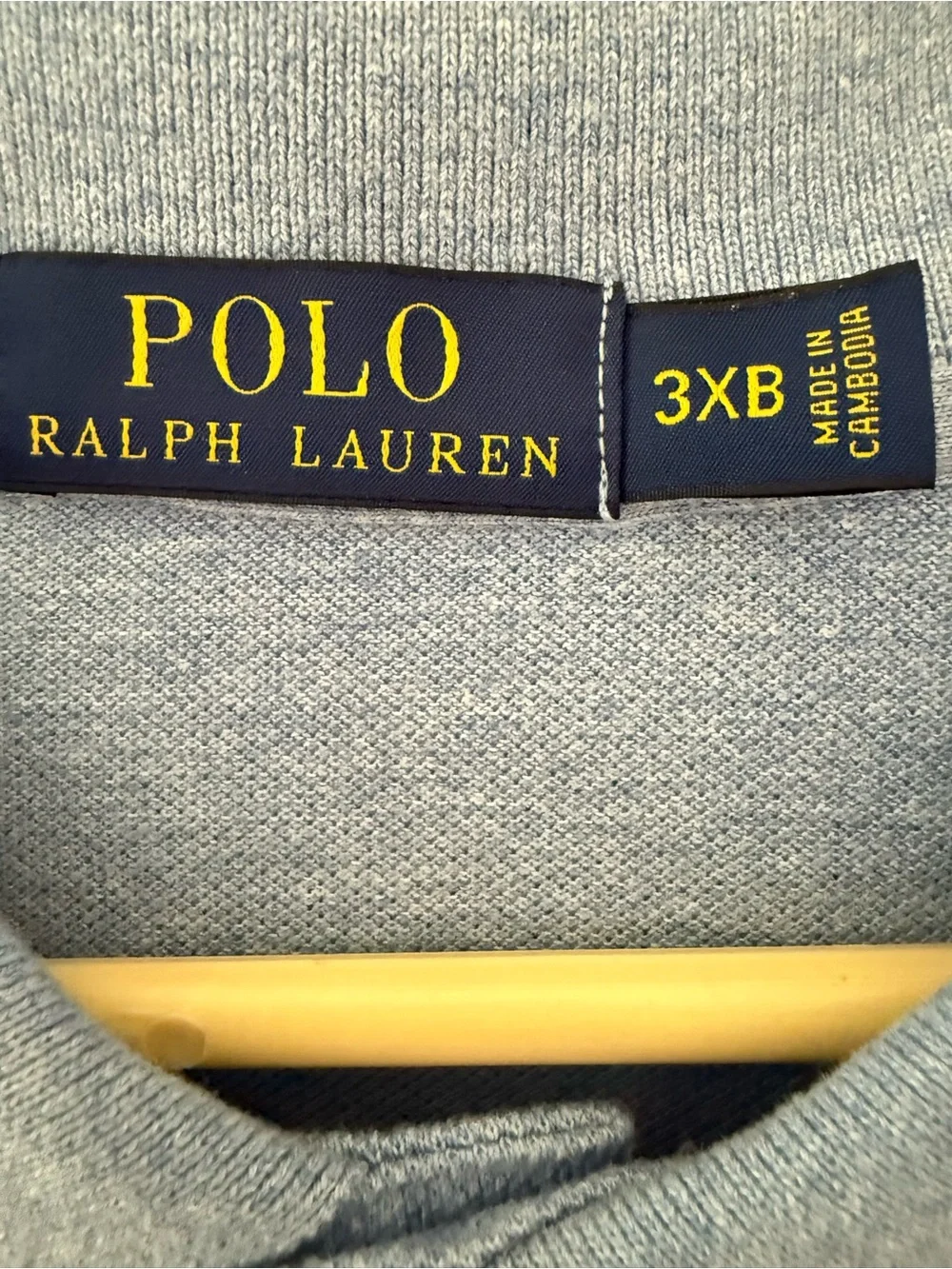 NWT Men's Polo Ralph Lauren Light Blue Polo Short Sleeve Shirt Size 3XB